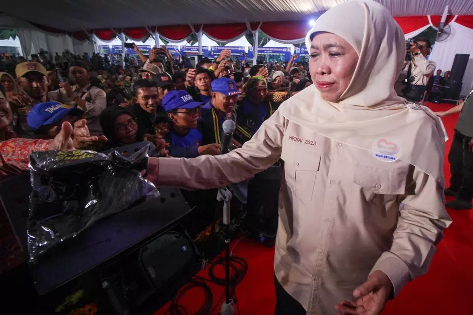 Gubernur Jatim Khofifah Dukung Prabowo