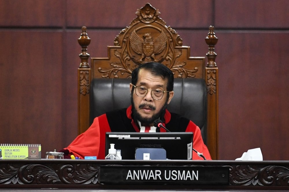 Anwar Usman Dipastikan Tak Ikut Tangani Sengketa Hasil Pilpres 2024