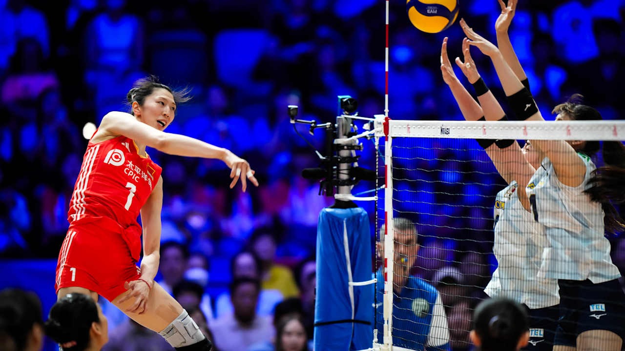 VNL Tiongkok Menang Besar Atas Jepang